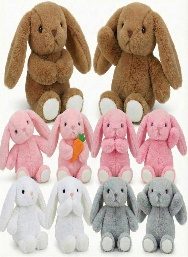 Arrowbash 10 Pack Easter Bunny Stuffed Animals Bulk 13.5 Inch Plush Bunny Toys Fluffy Cute Rabbits with Long Ears for Boys Girls Easter Gift, Birthday Baby Shower Party Favor - Image 1